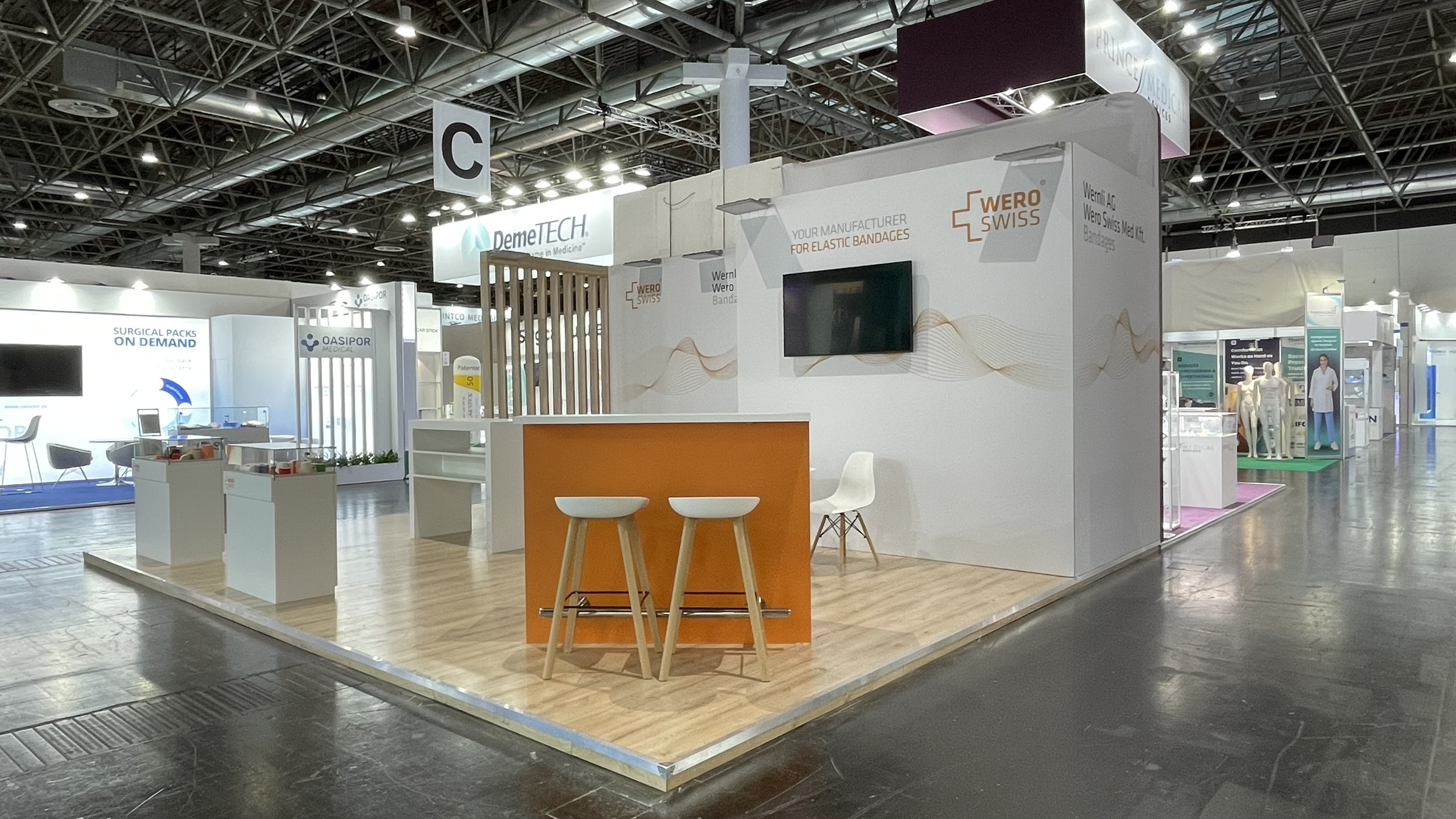 Medica – Medtech Messestand von DAXO, Deutschland
