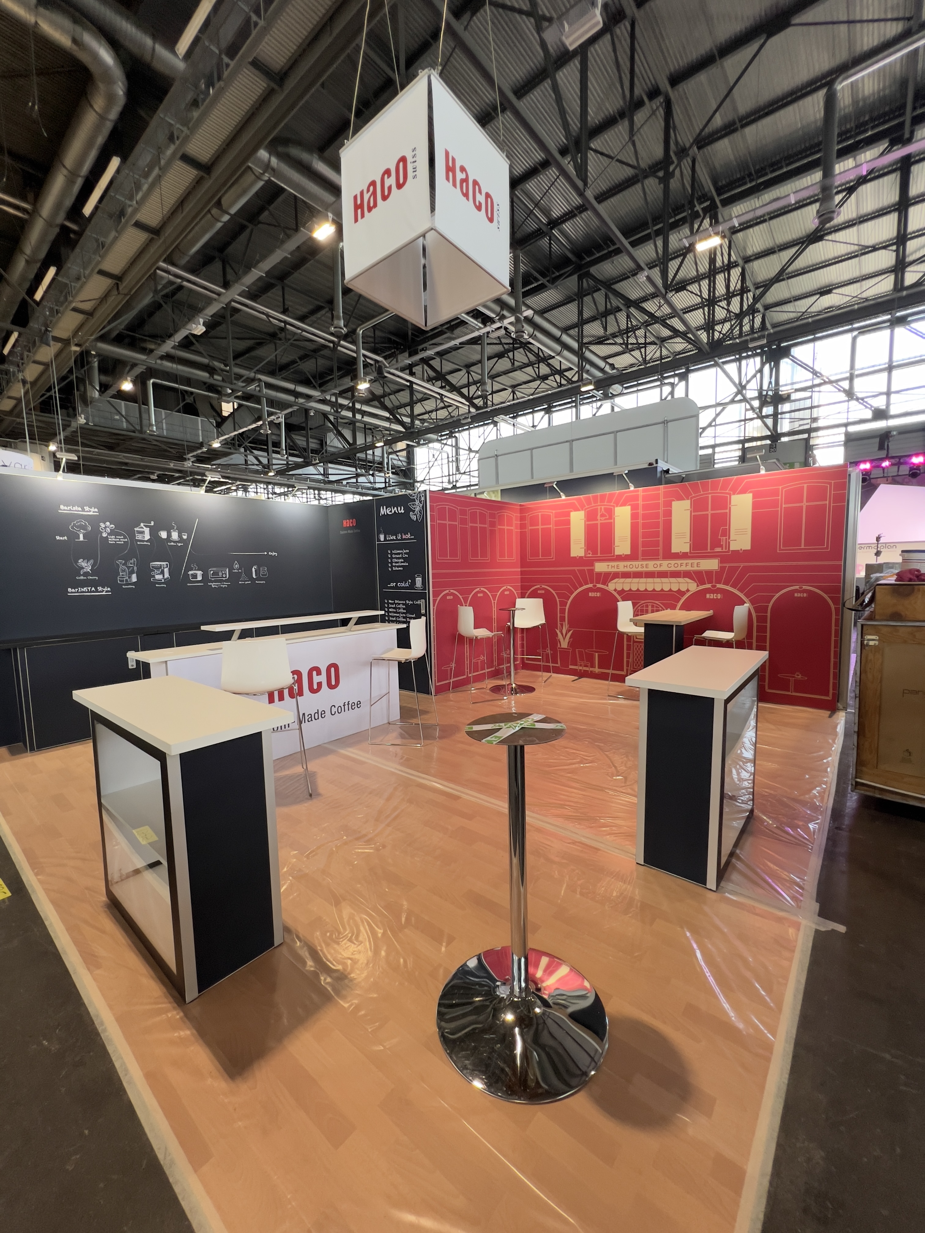 World of Coffee – Food Messestand von DAXO, Schweiz