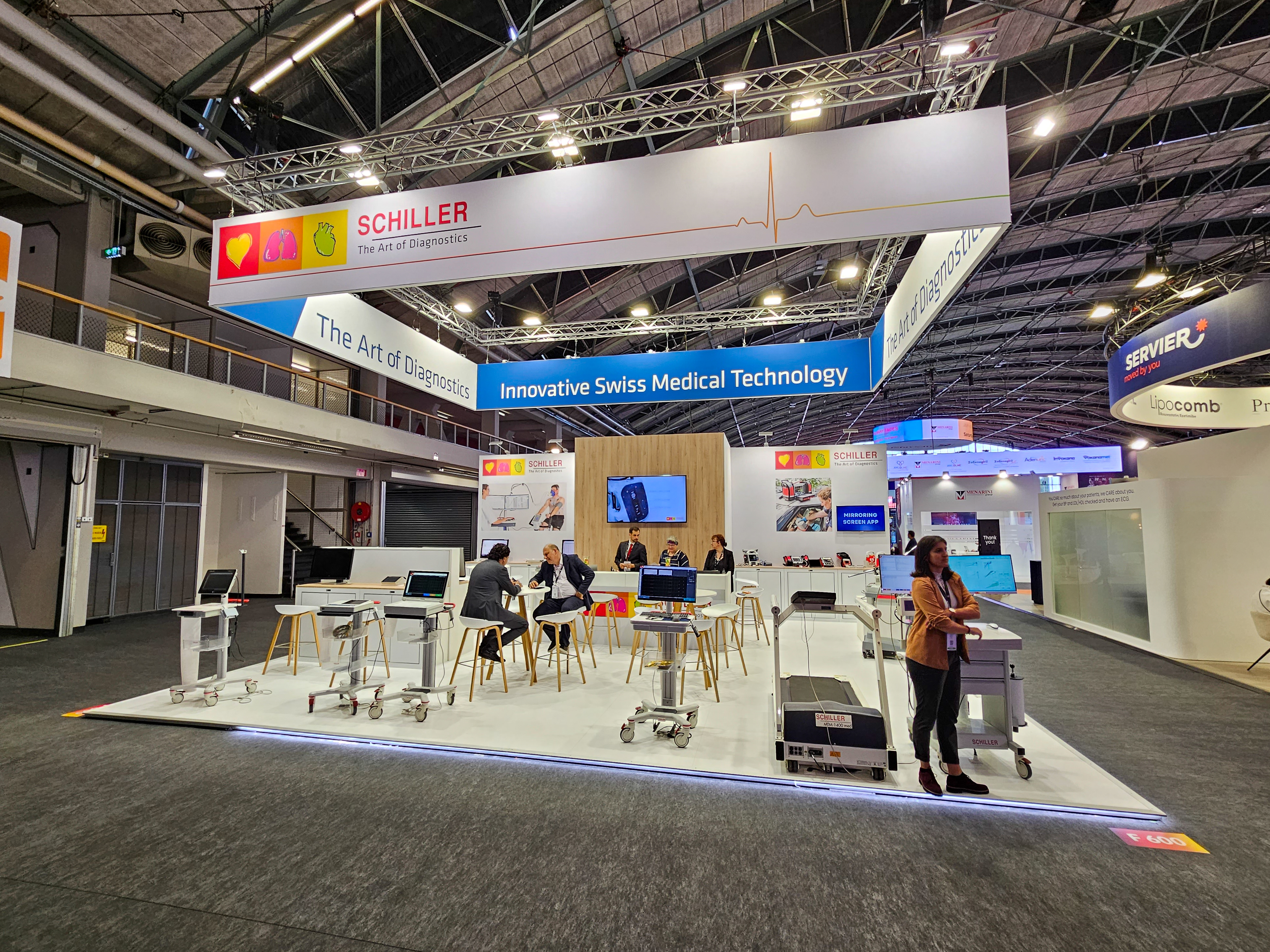 ESC Congress – Medtech Messestand von DAXO, Vereinigtes Königreich